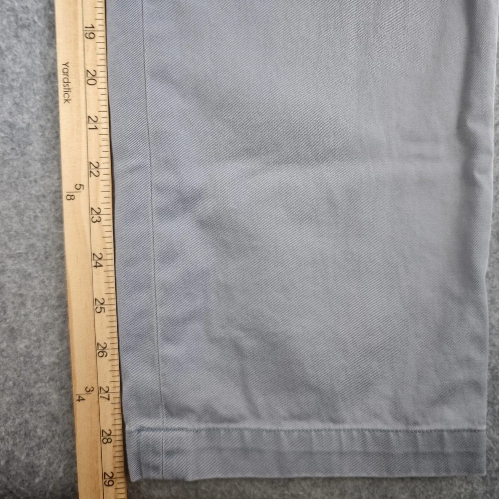 Polo Ralph Lauren Chino Pants Mens 32x30 Gray / Blue Solid Classic Fit Straight